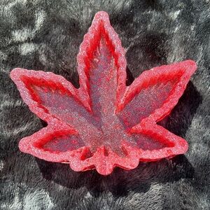 All Red Leaf Ashtray